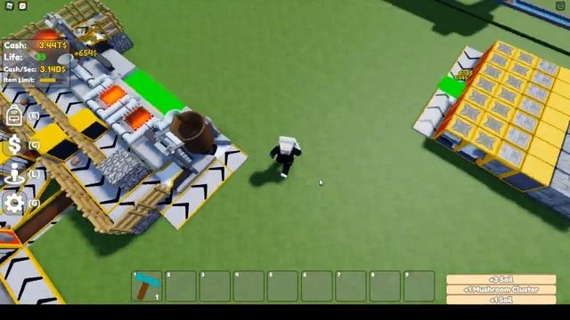 BLOCK tycoon roblox i made a iron block factory. смотреть онлайн