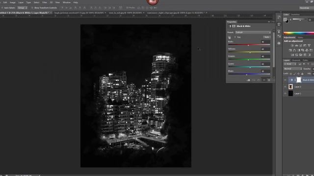 Photoshop Project Urban Cityscape