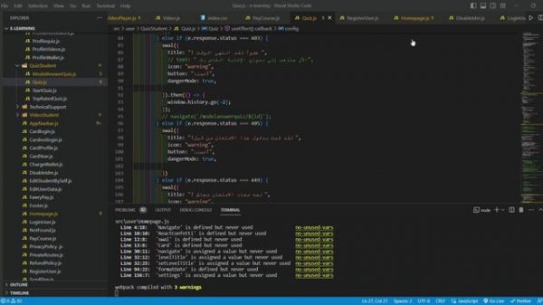 Quiz.js - e-learning - Visual Studio Code 2023-08-20 09-24-38