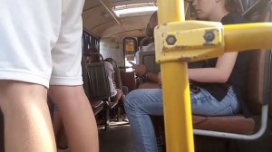 поездка на автобусе || паз 32054 || ( 40, K0, H0, L0 ) (2014 г.в) м591тк74 маршрут 17