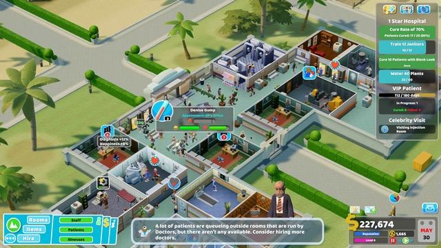 Two Point Hospital | Pebberley Island DLC | Part 3 ✮Two Stars!✮ | смотреть онлайн