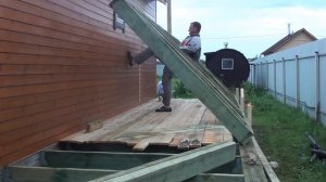 Каркасная пристройка к дому, своими руками.