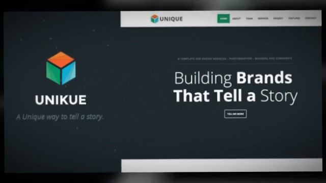 Unikue - Parallax One Page Wordpress Theme
