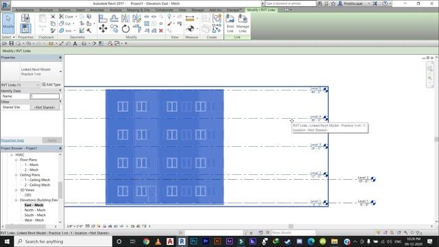 Revit MEP Tutorials | Class -3 | Spaces, Copy/Monitor, Link Revit Files смотреть онлайн