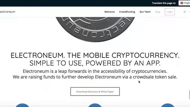 Electroneum ICO The mobile Cryptocurrency смотреть онлайн
