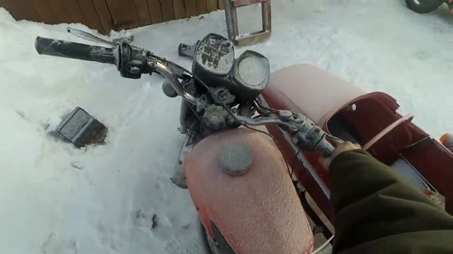 Заводим Иж Юпитер 5 в минус 20 смотреть онлайн