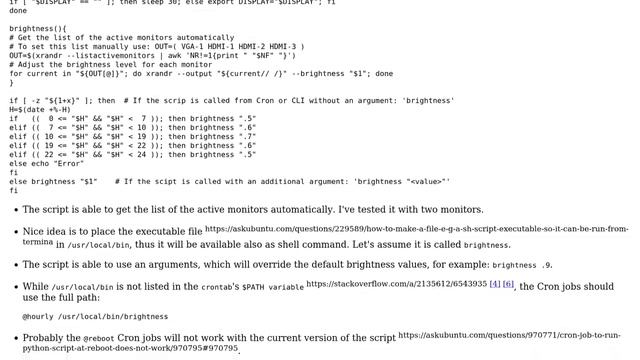 Ubuntu: Adjust brightness with xrandr and cron job (3 Solutions!!) смотреть онлайн