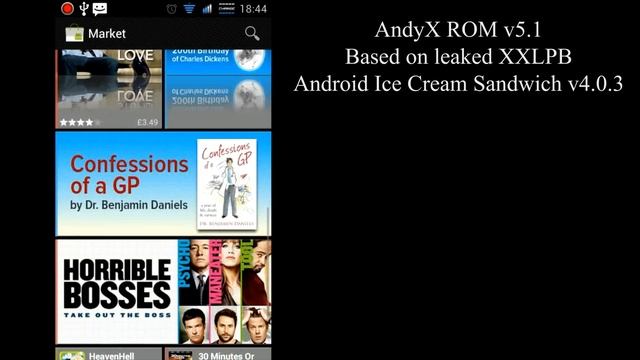 Samsung Galaxy S II GT-I9100 Andyx rom 5.1 ICS android v4.0.3 XXLPB.avi смотреть онлайн