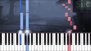 Silent Hill 2 - Promise - EASY Piano tutorial (Synthesia)