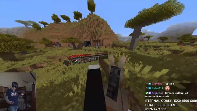 so I tried playing minecraft in VR... смотреть онлайн