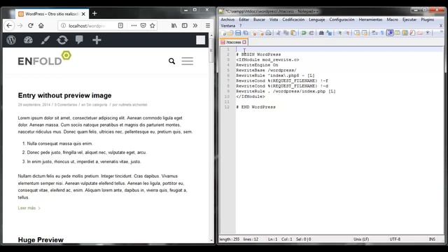 Error 500 al editar Htaccess en WordPress смотреть онлайн
