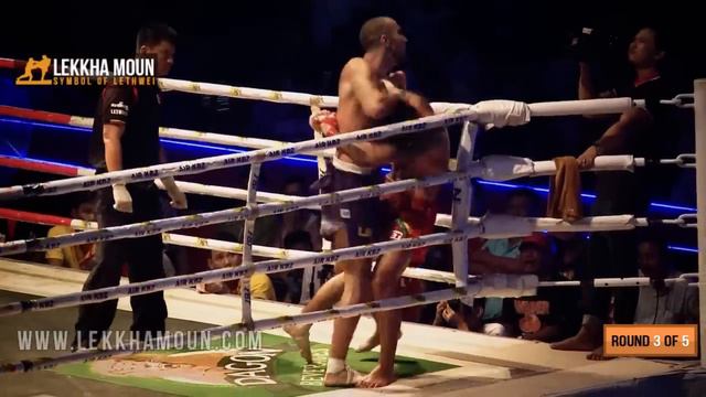 Too Too Vs Dave Leduc, Myanmar Lethwei Fight, Lekkha Moun 2016, Burmese Boxing