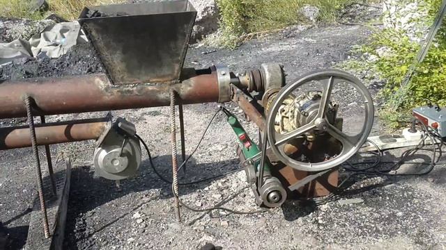 Самодельная угольная горелка (продолжение) смотреть онлайн