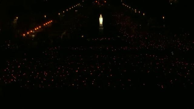 Procession Mariale Aux Flambeaux At The Sanctuaire De Lourdes | 24 April 2023