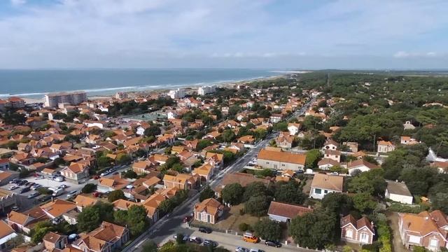 Vue aérienne de Soulac sur Mer смотреть онлайн
