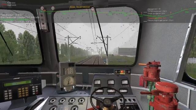 ZDSimulator . 2М62У-0359,маршрут Гомель - Жлобин-Пассажирский