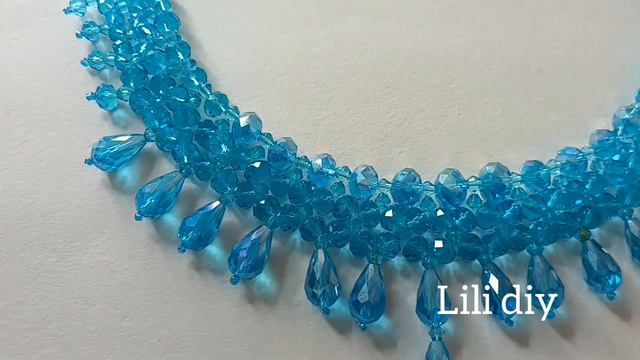 Колье из винтажных бусин в единственном экземпляре. смотреть онлайн