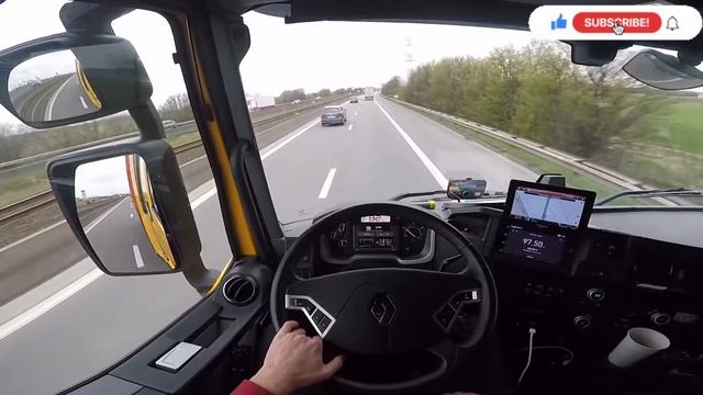POV Truck Driving || Renault T High 480hp #renaulttrucks