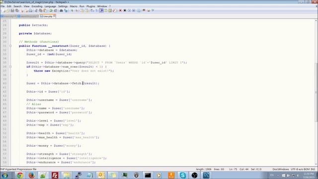 PHP Tutorial - Online RPG (Part 3) смотреть онлайн