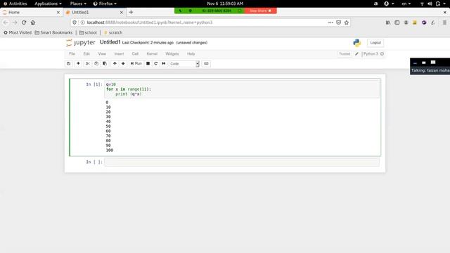 how to code maths tables in jupyter notebook| technicalfaizan смотреть онлайн