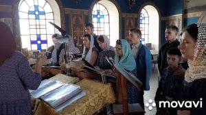 Спаси Господи люди Твоя. Фрагмент литургии