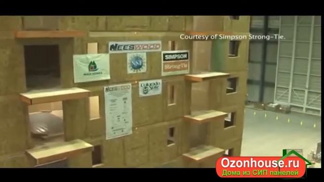 Испытание СИП панелей землятресением смотреть онлайн