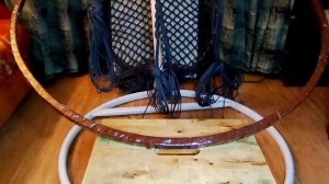 Как прикрепить стропы. Подвесное кресло своими руками. Част 3