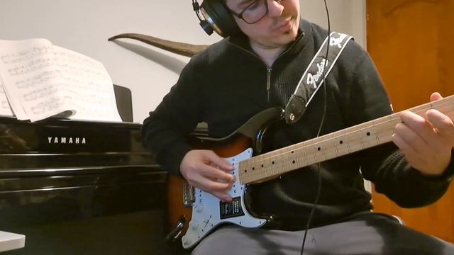 Nothing Else Matters elektromos gitáron - gyakorlás - tanulás - Fender Player Stratocaster Sunburst смотреть онлайн