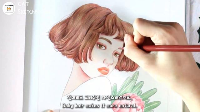 Girl's Time Coloring book 🌺Protea Girl смотреть онлайн