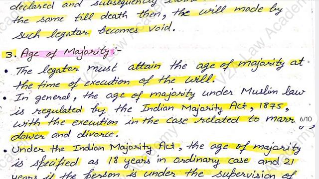Will under Muslim law | Wasiyat |@V2Alawacademy| Essentials of a valid will | FamilyLaw-II смотреть онлайн