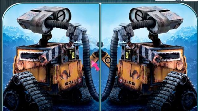 ВАЛЛ-И: Найди отличия WALL-E: Spot the Difference смотреть онлайн