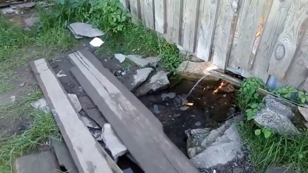 Родник у реки Ельничная в Первоуральске