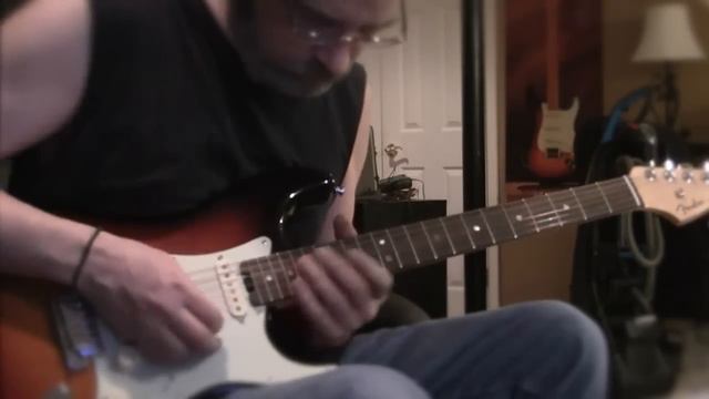 '16 Fender Elite Strat - loud tube amp смотреть онлайн