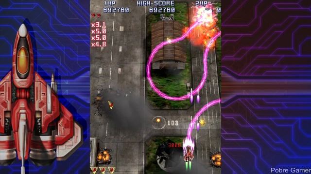 Raiden IV x MIKADO remix - Gameplay (PC) смотреть онлайн