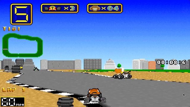 Wacky Wheels (Dos PC) / 1994 / Apogee Software, Ltd. смотреть онлайн