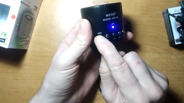 Обзор ФМ колонки с СД картой WSTER WS-A8 смотреть онлайн