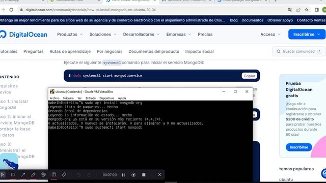 Instalación de Ubuntu 20.04 y mongo 4.4 смотреть онлайн