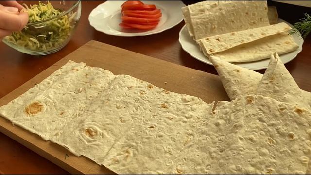 Быстрый завтрак из лаваша смотреть онлайн