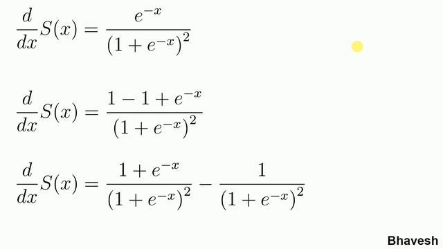 Derivative of the Sigmoid Activation function | Deep Learning смотреть онлайн