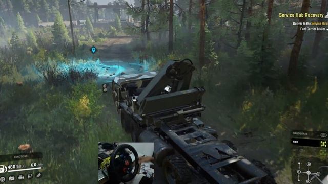 Deliver Fuel Carrier to the Service Hub | Service Hub Recovery | Logitech G29 | SNOWRUNNER GAMEPLAY смотреть онлайн
