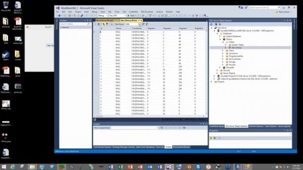 Modbus client and server in C# Winforms/SQL Server (localDB), Visual Studio Community 2015