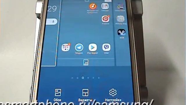 Настройки главного экрана в смартфоне Samsung смотреть онлайн