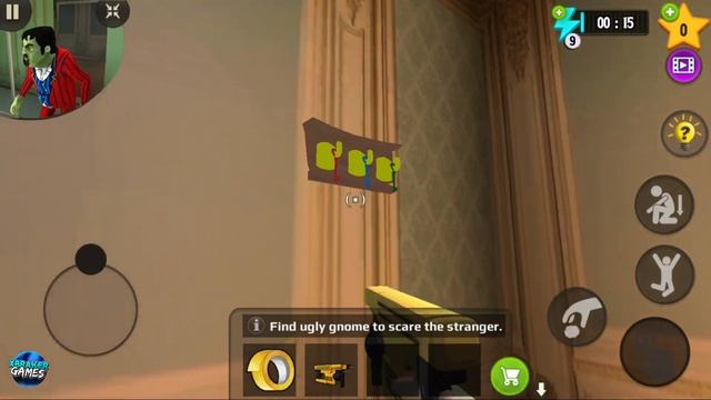 Scary Stranger 3D - New Update New Levels | GNOME SWEET GNOME | Gameplay ( android, ios ) смотреть онлайн