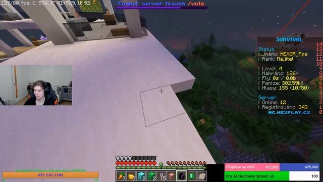 Zahrajeme MC + Valorant. Minecraft IP: mc.hexplay.cz:20010. | !ig !tiktok !dc !ts3 смотреть онлайн