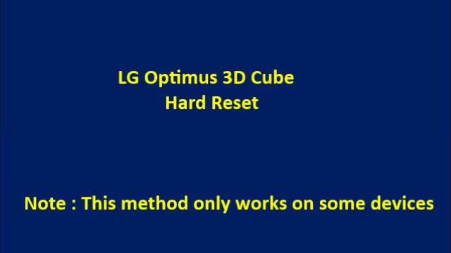 How to Hard Reset LG Optimus 3D Cube and Forgot Password Recovery, Factory Reset смотреть онлайн