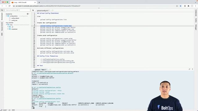 Gcloud Config Configurations CLI Command смотреть онлайн