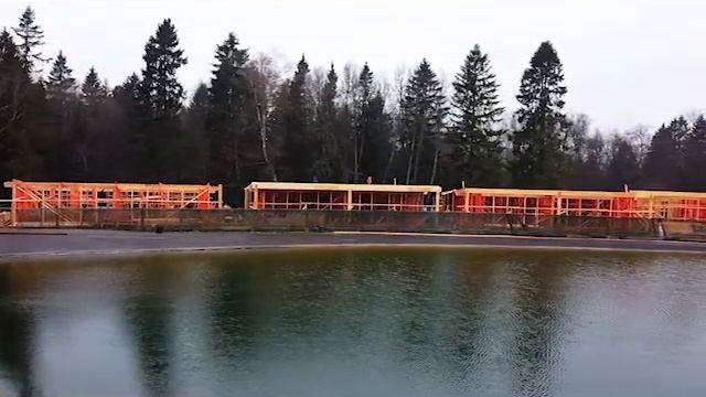 Строительство дуплексов в эко-отеле "Пересвет" смотреть онлайн