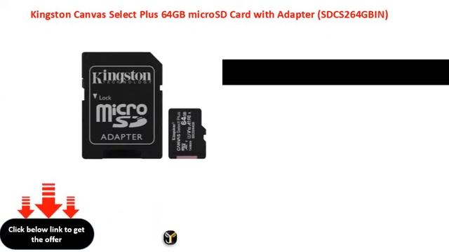 Kingston Canvas Select Plus 64GB microSD Card with Adapter SDCS264GBIN смотреть онлайн