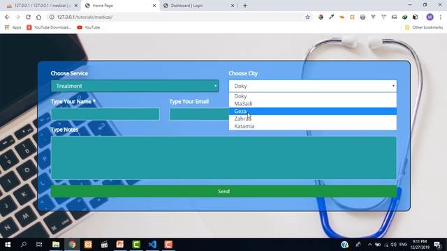 medical project using php and mysql and ajax - #1-intro [in arabic] смотреть онлайн