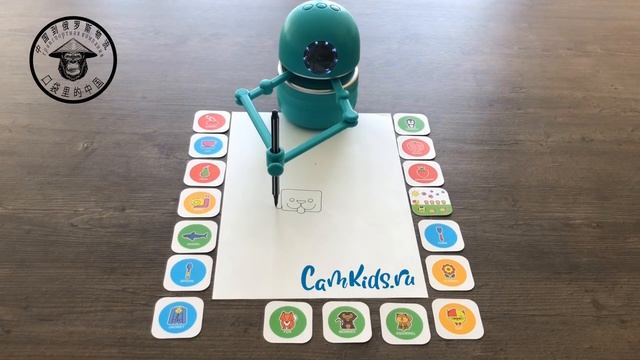 Робот художник Quincy рисует собаку (Русскоязычная Версия) / Сamkids.ru / Доставка товаров из Китая смотреть онлайн